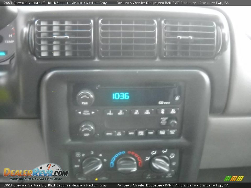 2003 Chevrolet Venture LT Black Sapphire Metallic / Medium Gray Photo #22