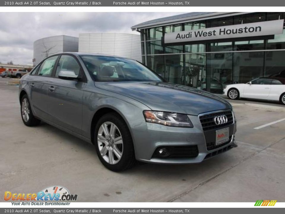 2010 Audi A4 2.0T Sedan Quartz Gray Metallic / Black Photo #1