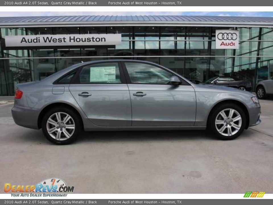 2010 Audi A4 2.0T Sedan Quartz Gray Metallic / Black Photo #3
