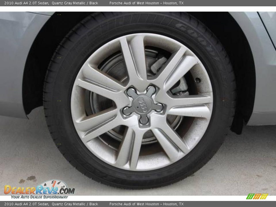 2010 Audi A4 2.0T Sedan Quartz Gray Metallic / Black Photo #4