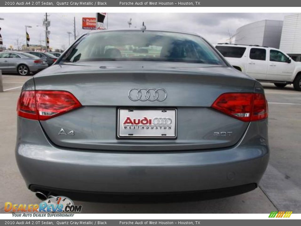 2010 Audi A4 2.0T Sedan Quartz Gray Metallic / Black Photo #5