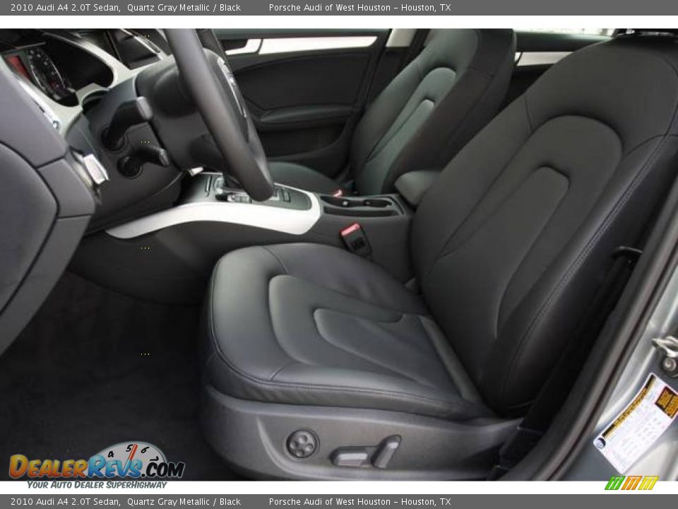 2010 Audi A4 2.0T Sedan Quartz Gray Metallic / Black Photo #8