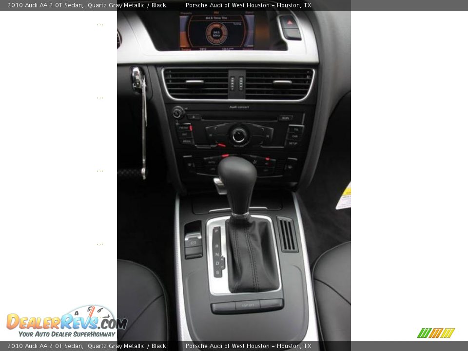 2010 Audi A4 2.0T Sedan Quartz Gray Metallic / Black Photo #14