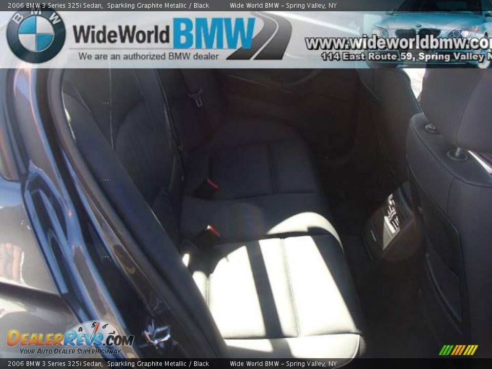 2006 BMW 3 Series 325i Sedan Sparkling Graphite Metallic / Black Photo #9