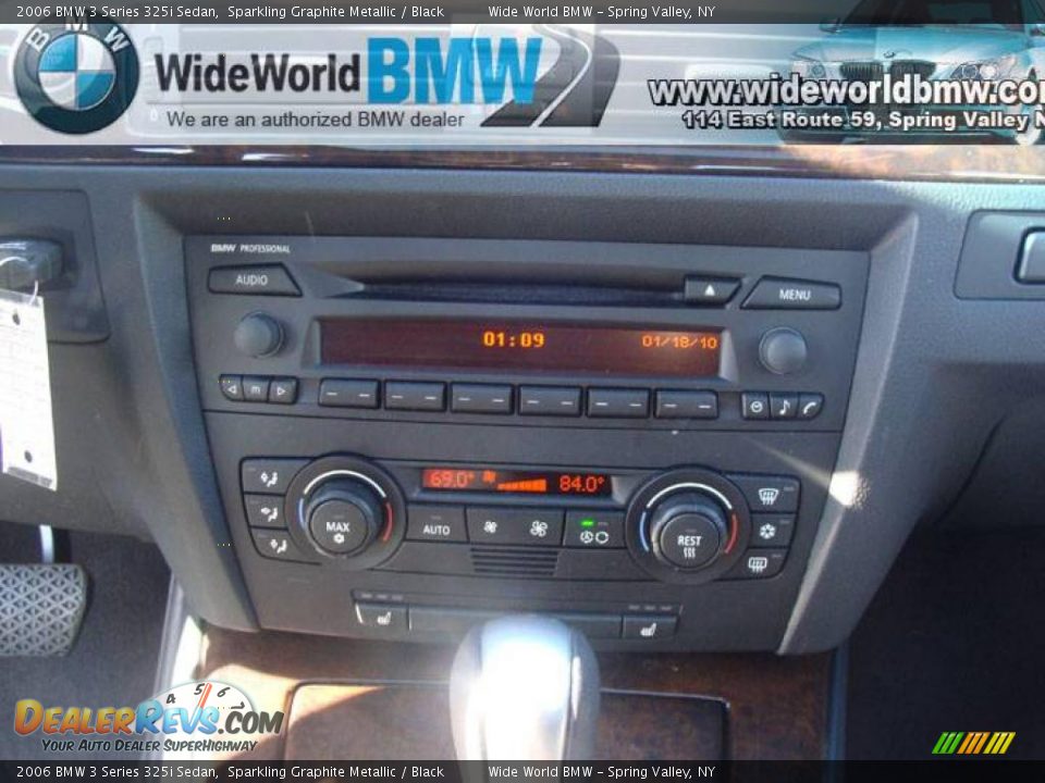 2006 BMW 3 Series 325i Sedan Sparkling Graphite Metallic / Black Photo #11