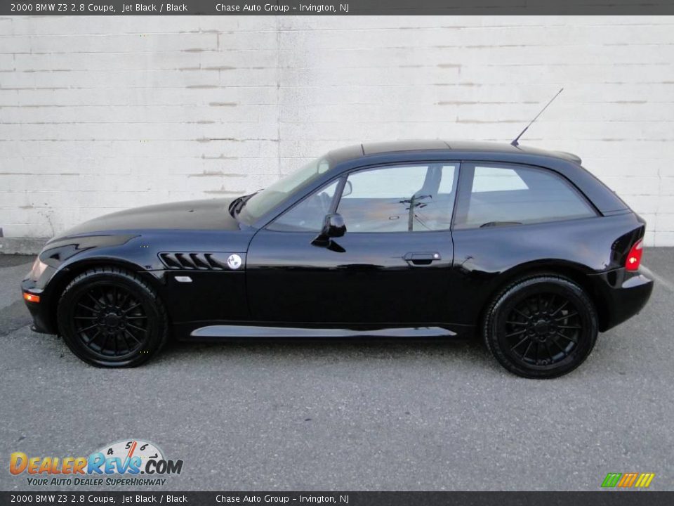 2000 BMW Z3 2.8 Coupe Jet Black / Black Photo #2