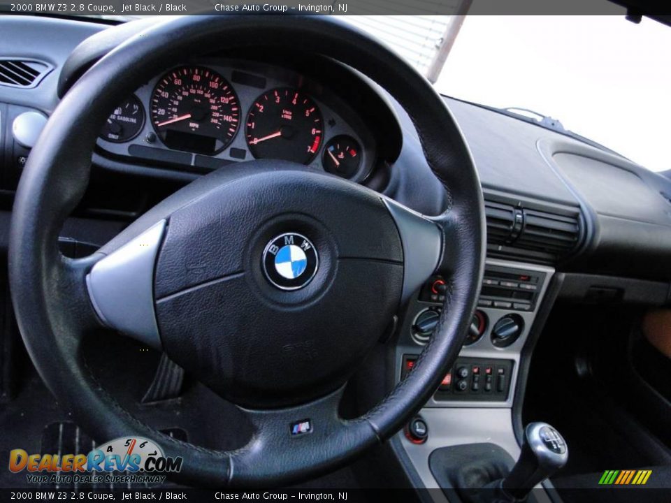 2000 BMW Z3 2.8 Coupe Jet Black / Black Photo #11