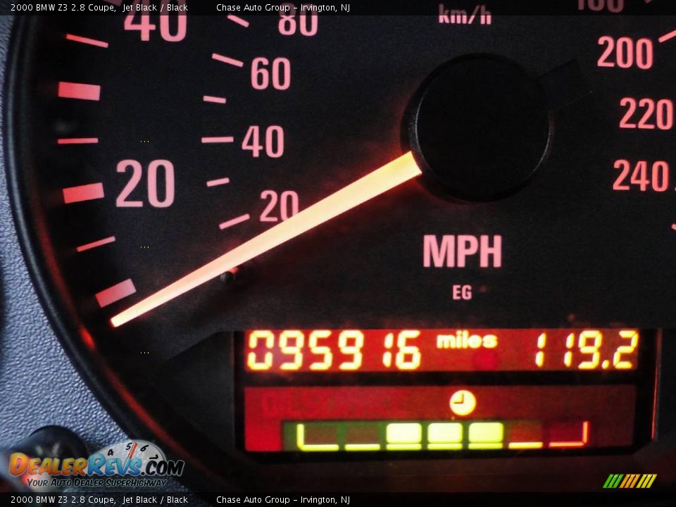 2000 BMW Z3 2.8 Coupe Jet Black / Black Photo #14