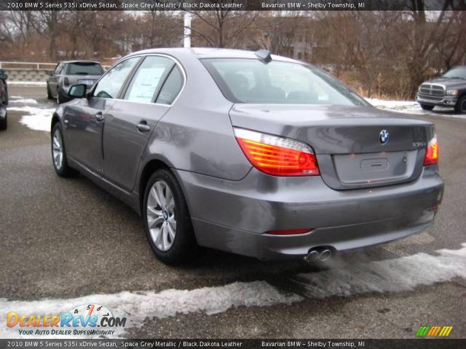 2010 BMW 5 Series 535i xDrive Sedan Space Grey Metallic / Black Dakota Leather Photo #3