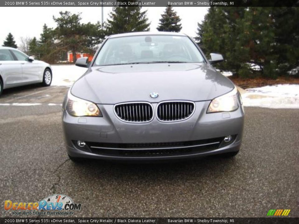 2010 BMW 5 Series 535i xDrive Sedan Space Grey Metallic / Black Dakota Leather Photo #8