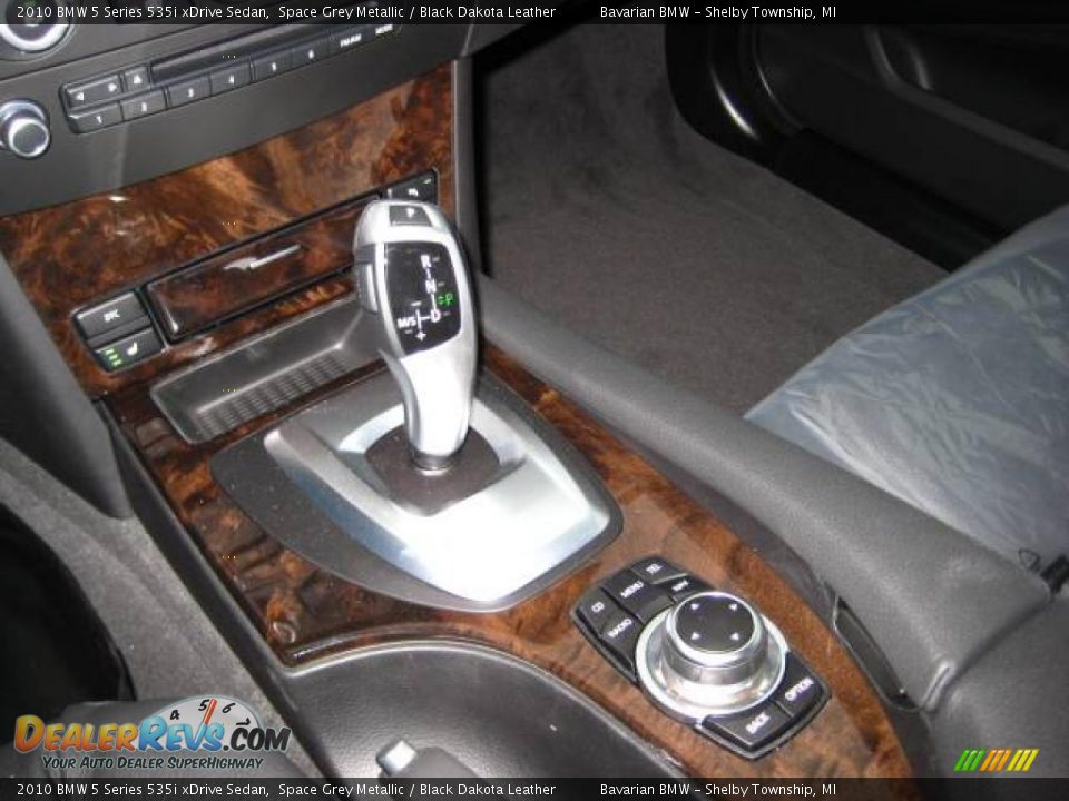 2010 BMW 5 Series 535i xDrive Sedan Space Grey Metallic / Black Dakota Leather Photo #14