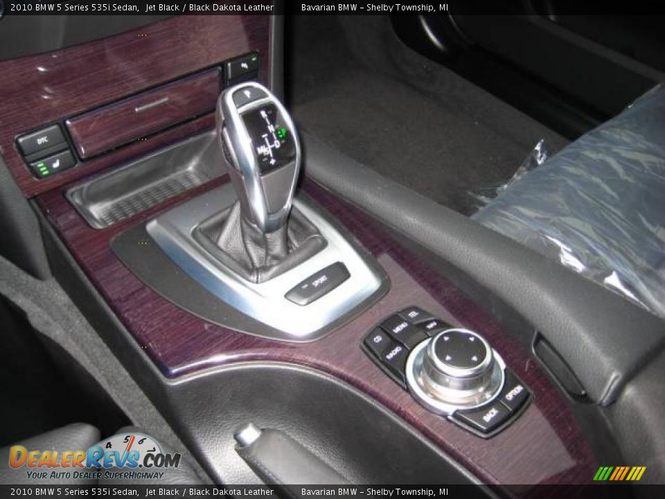 2010 BMW 5 Series 535i Sedan Jet Black / Black Dakota Leather Photo #14
