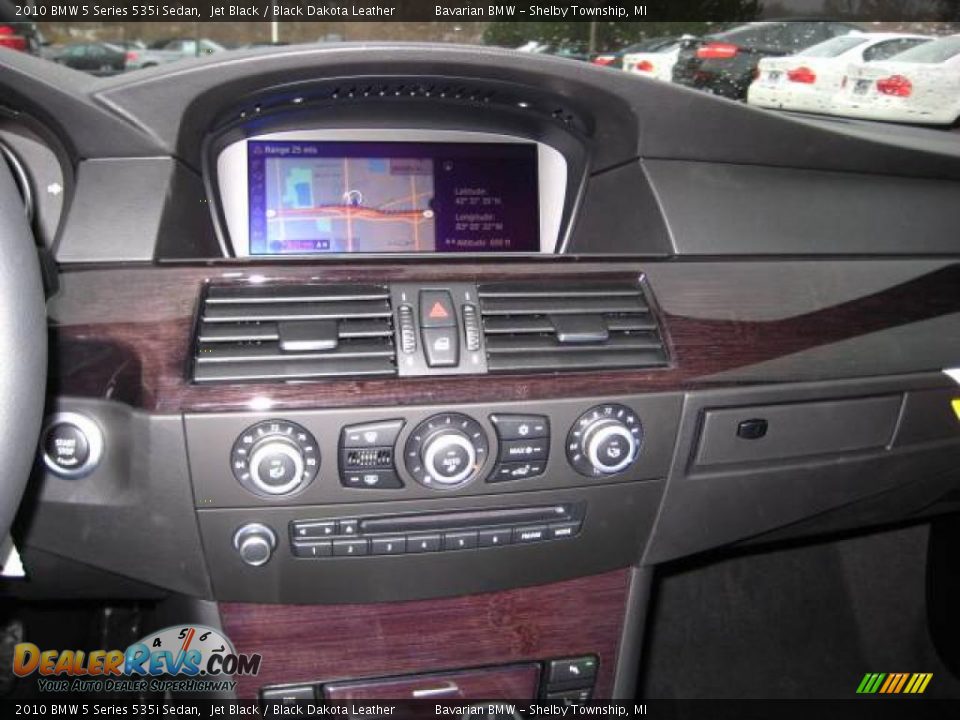 2010 BMW 5 Series 535i Sedan Jet Black / Black Dakota Leather Photo #16