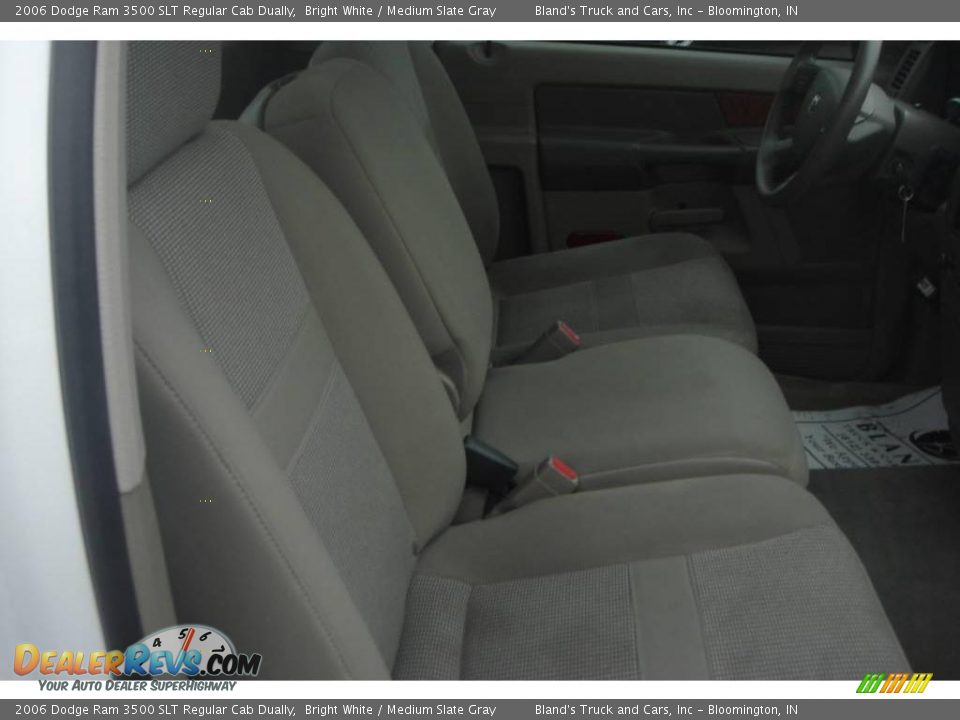 2006 Dodge Ram 3500 SLT Regular Cab Dually Bright White / Medium Slate Gray Photo #5