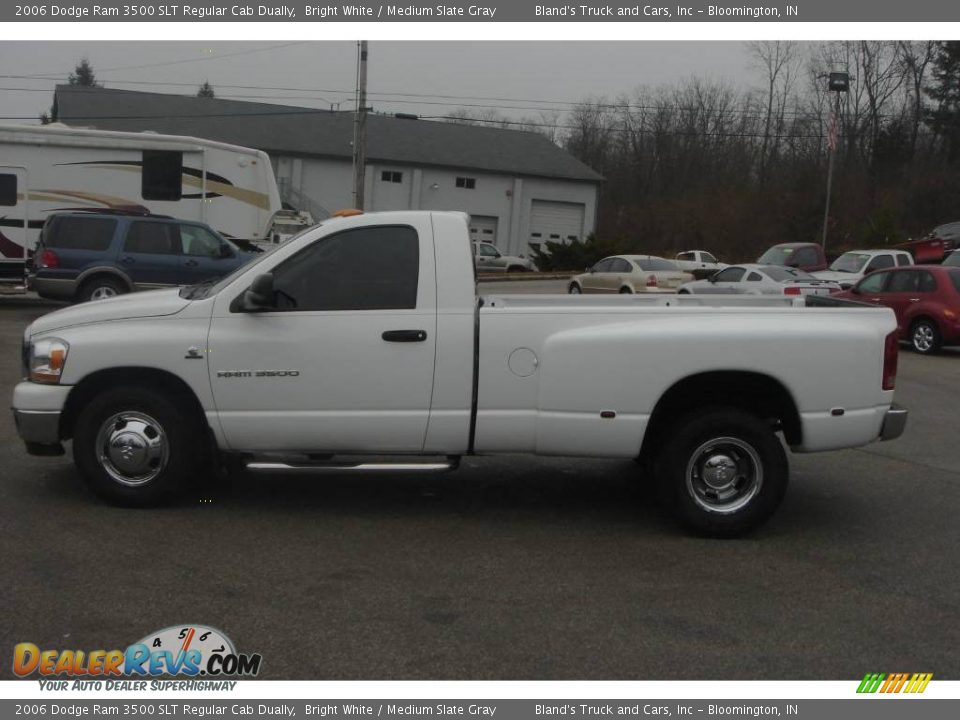 2006 Dodge Ram 3500 SLT Regular Cab Dually Bright White / Medium Slate Gray Photo #7
