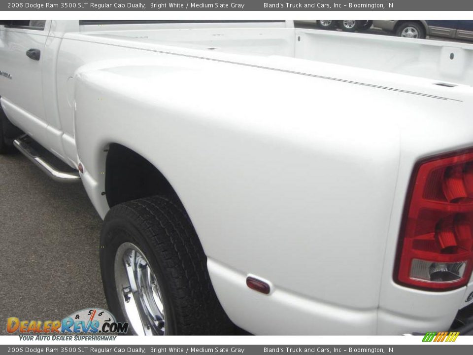 2006 Dodge Ram 3500 SLT Regular Cab Dually Bright White / Medium Slate Gray Photo #12