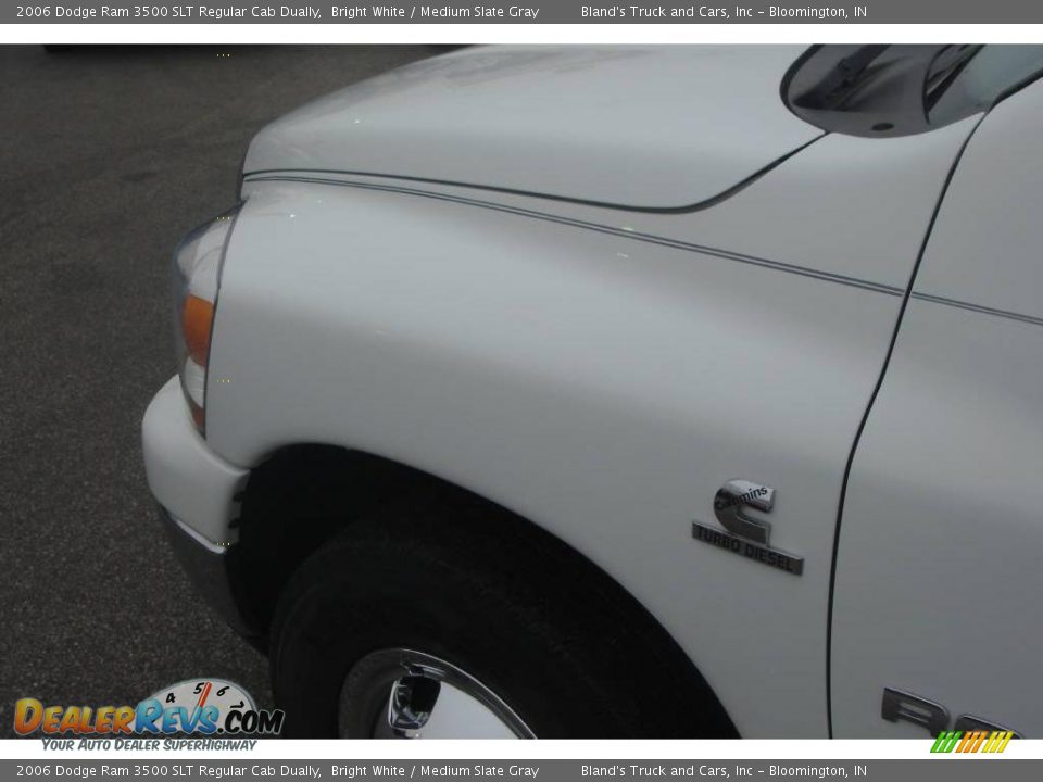 2006 Dodge Ram 3500 SLT Regular Cab Dually Bright White / Medium Slate Gray Photo #14