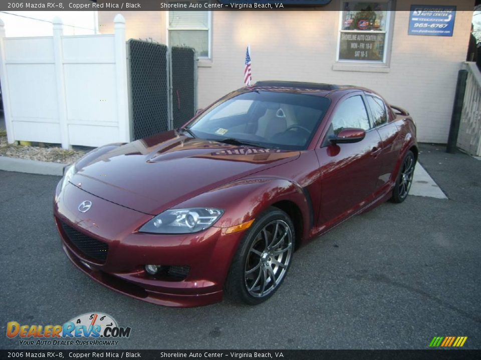2006 Mazda RX-8 Copper Red Mica / Black Photo #2