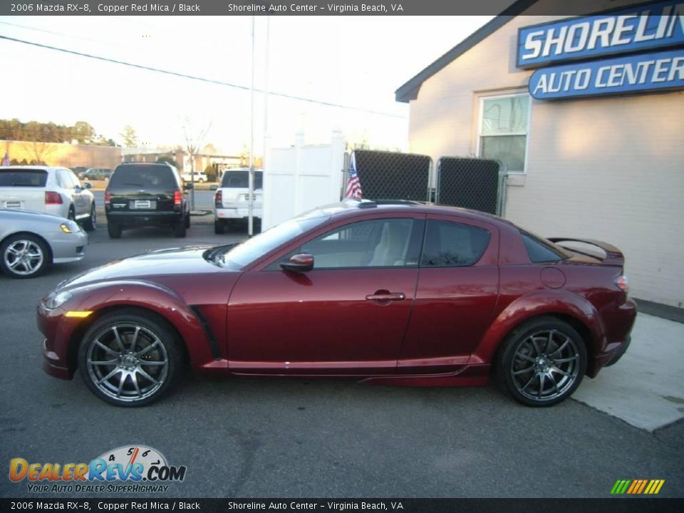 2006 Mazda RX-8 Copper Red Mica / Black Photo #3