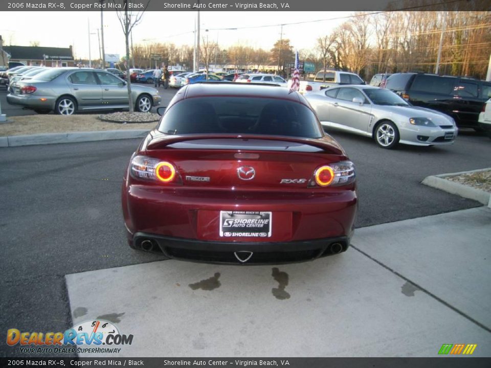 2006 Mazda RX-8 Copper Red Mica / Black Photo #5