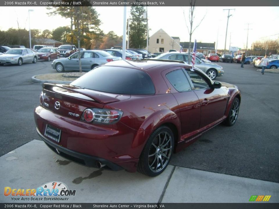 2006 Mazda RX-8 Copper Red Mica / Black Photo #6