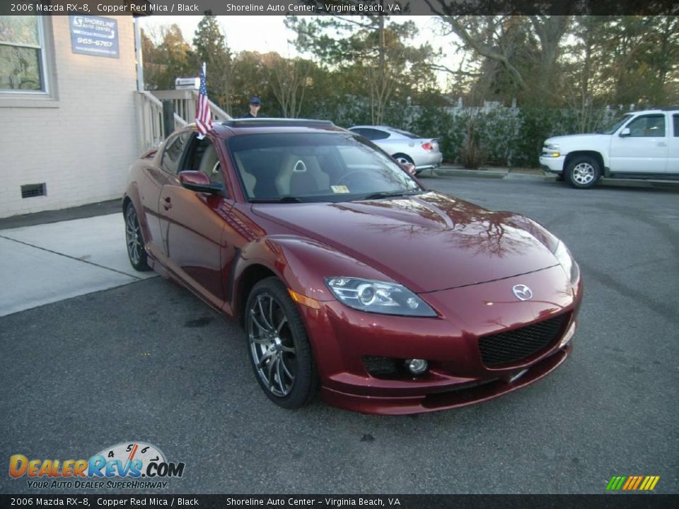 2006 Mazda RX-8 Copper Red Mica / Black Photo #8