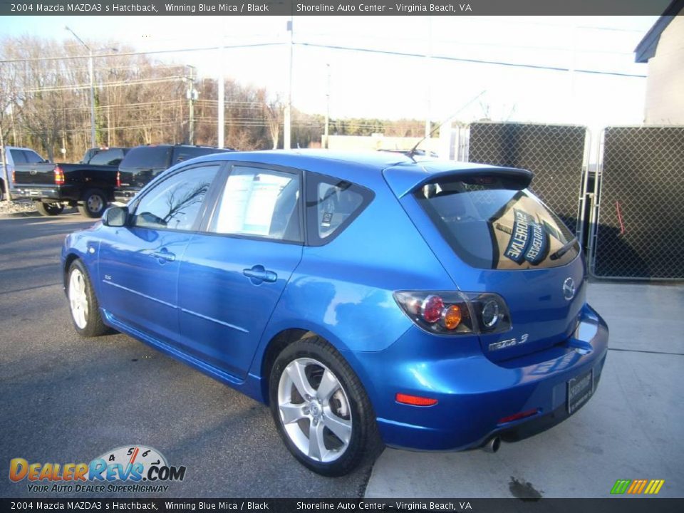 2004 Mazda MAZDA3 s Hatchback Winning Blue Mica / Black Photo #4