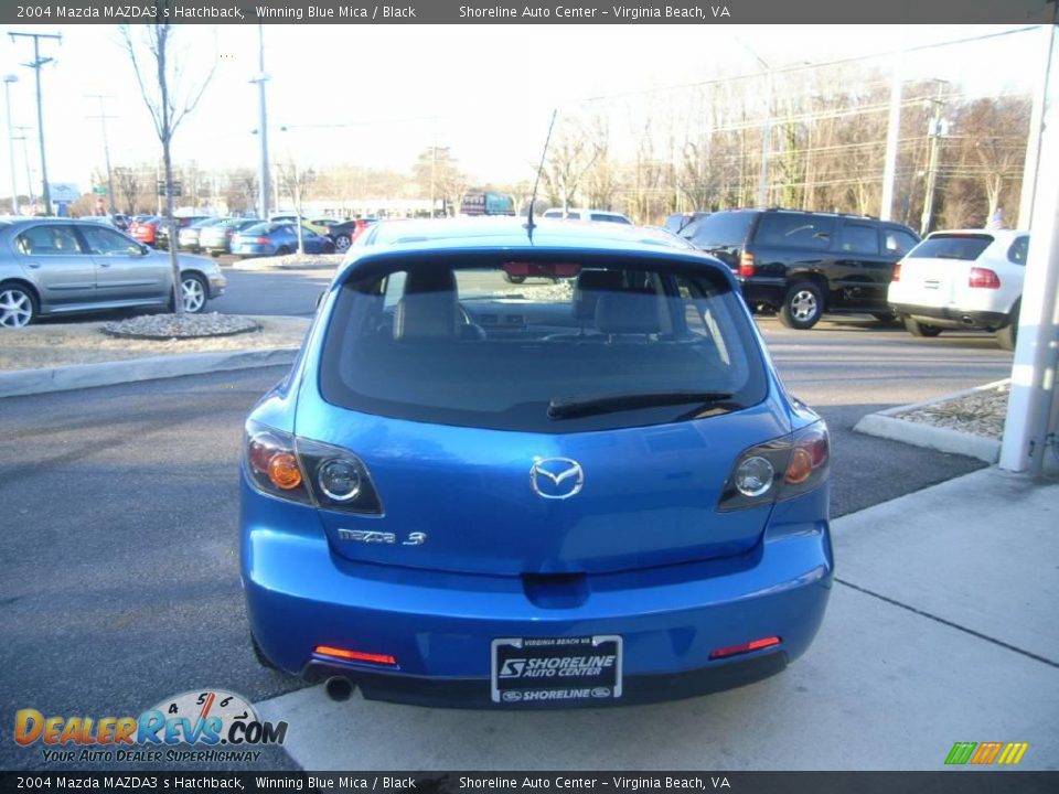 2004 Mazda MAZDA3 s Hatchback Winning Blue Mica / Black Photo #5
