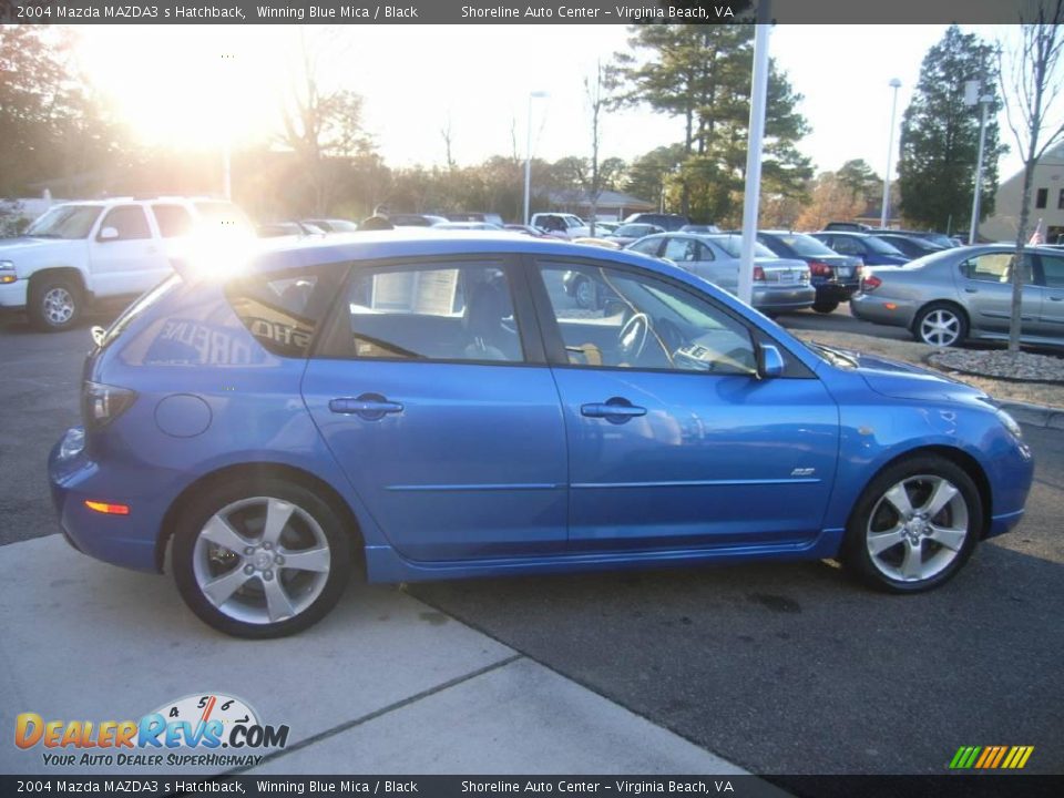 2004 Mazda MAZDA3 s Hatchback Winning Blue Mica / Black Photo #7
