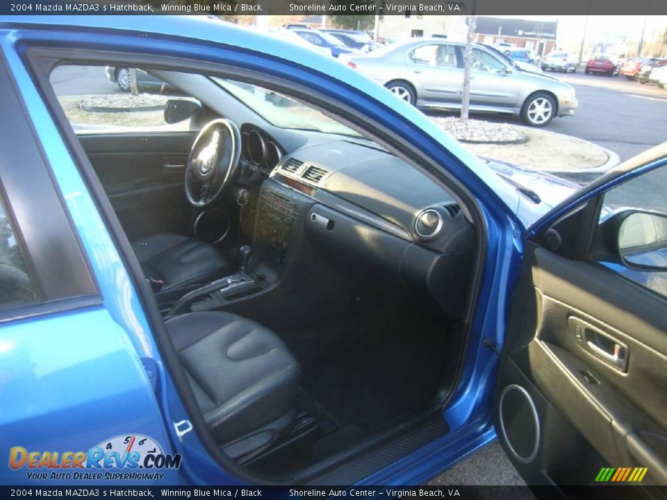2004 Mazda MAZDA3 s Hatchback Winning Blue Mica / Black Photo #12