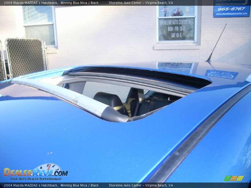 2004 Mazda MAZDA3 s Hatchback Winning Blue Mica / Black Photo #13