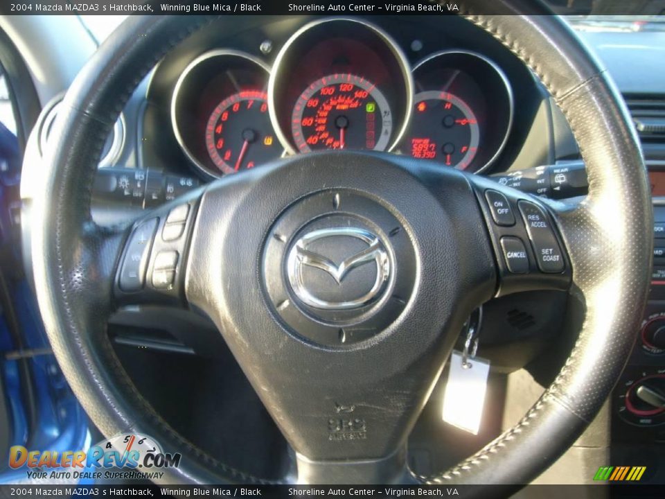 2004 Mazda MAZDA3 s Hatchback Winning Blue Mica / Black Photo #17
