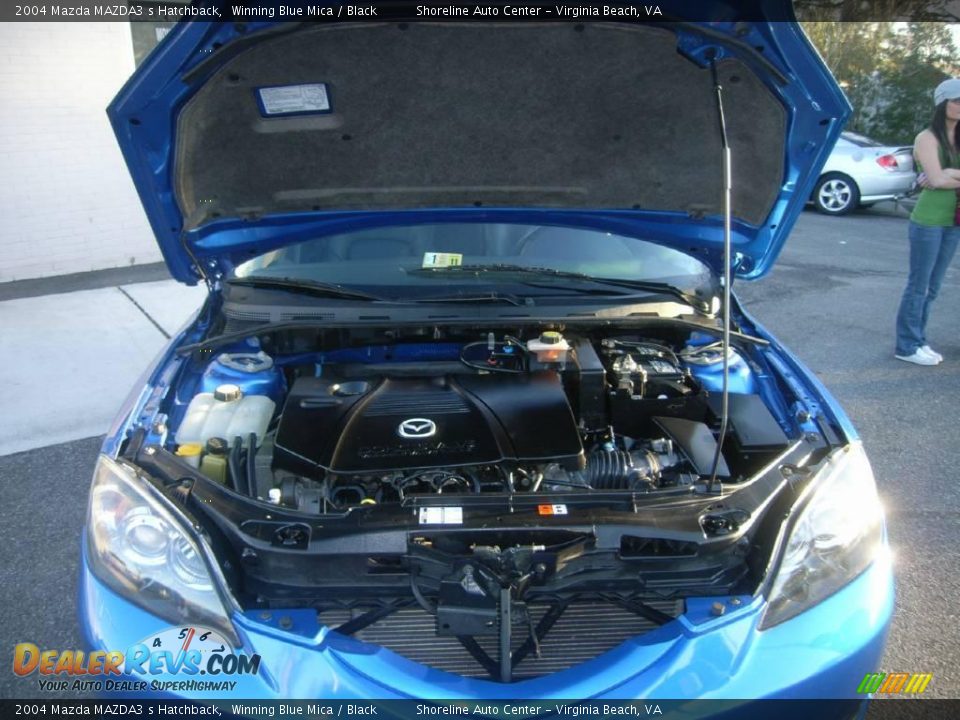 2004 Mazda MAZDA3 s Hatchback Winning Blue Mica / Black Photo #18