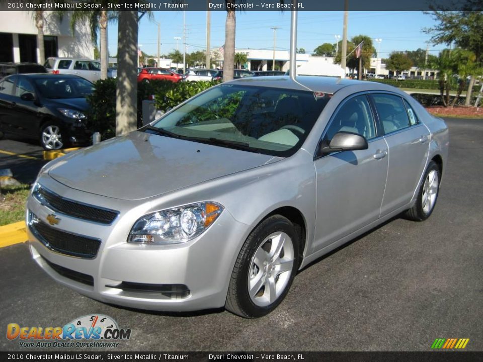 2010 Chevrolet Malibu LS Sedan Silver Ice Metallic / Titanium Photo #1