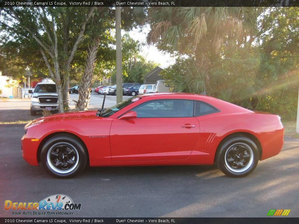 2010 Chevrolet Camaro LS Coupe Victory Red / Black Photo #2