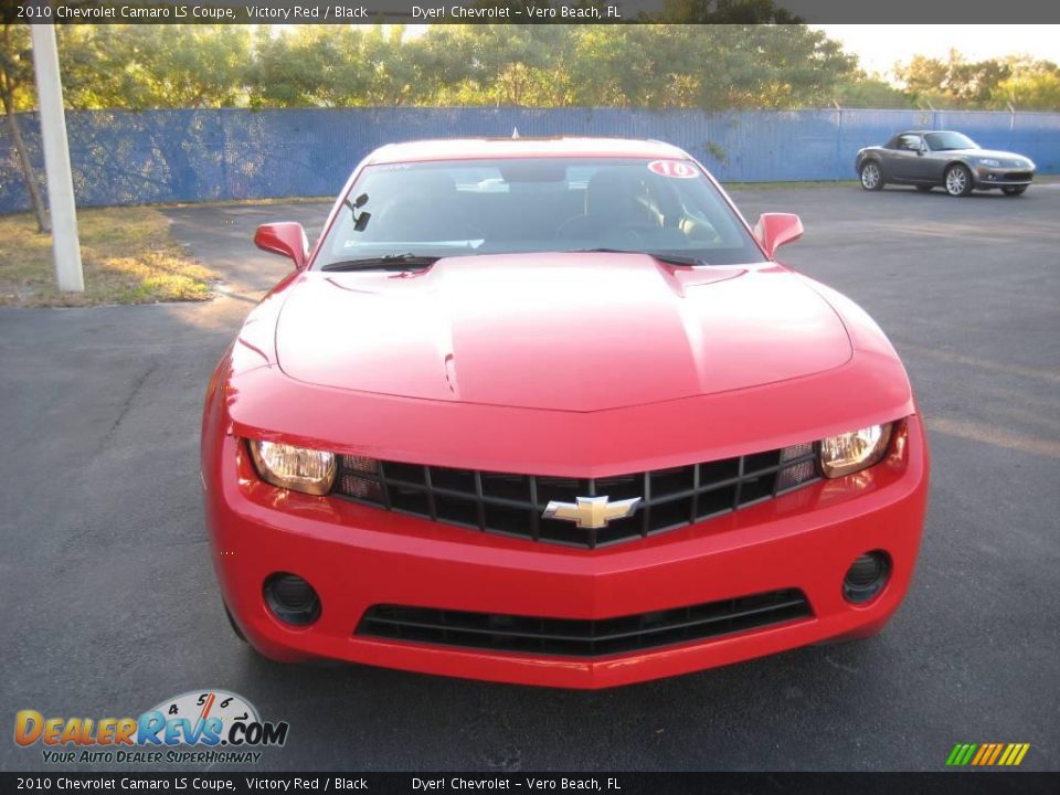 2010 Chevrolet Camaro LS Coupe Victory Red / Black Photo #5