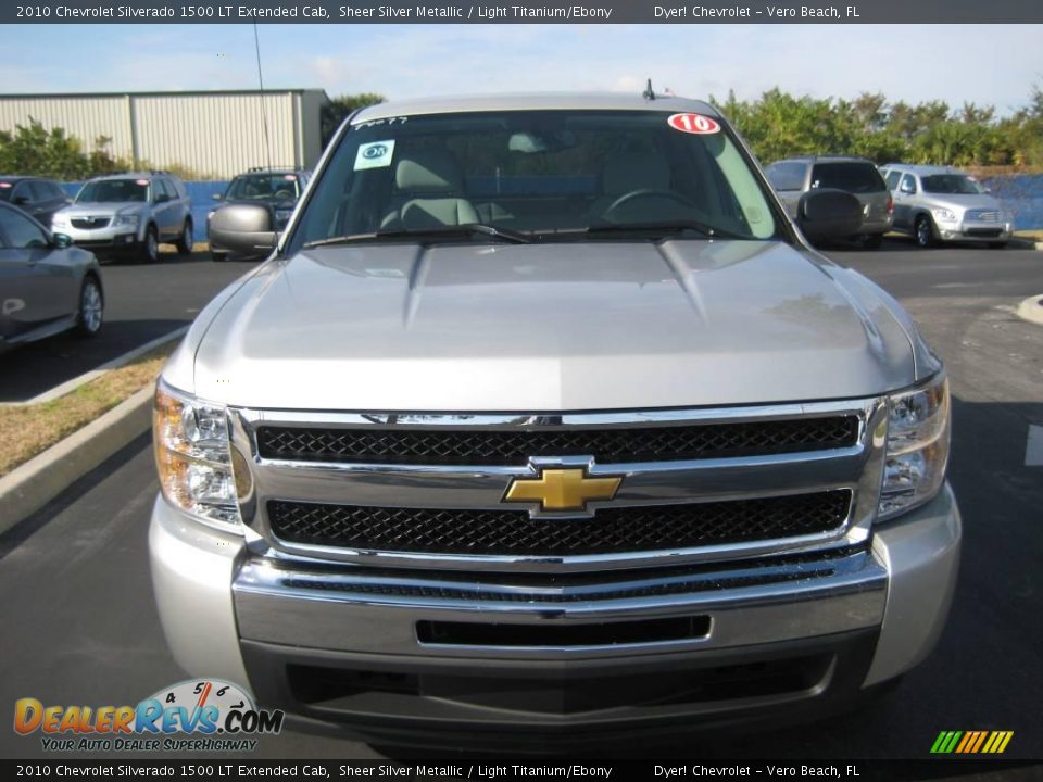 2010 Chevrolet Silverado 1500 LT Extended Cab Sheer Silver Metallic / Light Titanium/Ebony Photo #2