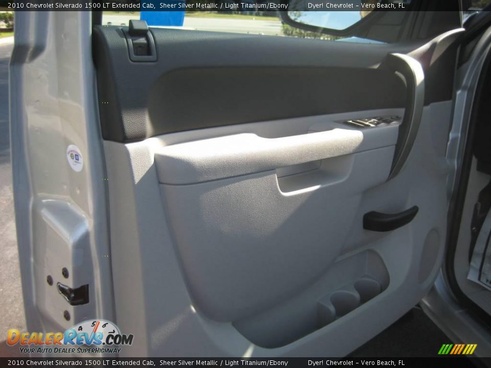 2010 Chevrolet Silverado 1500 LT Extended Cab Sheer Silver Metallic / Light Titanium/Ebony Photo #4