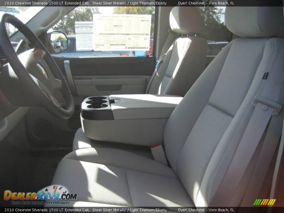 2010 Chevrolet Silverado 1500 LT Extended Cab Sheer Silver Metallic / Light Titanium/Ebony Photo #5