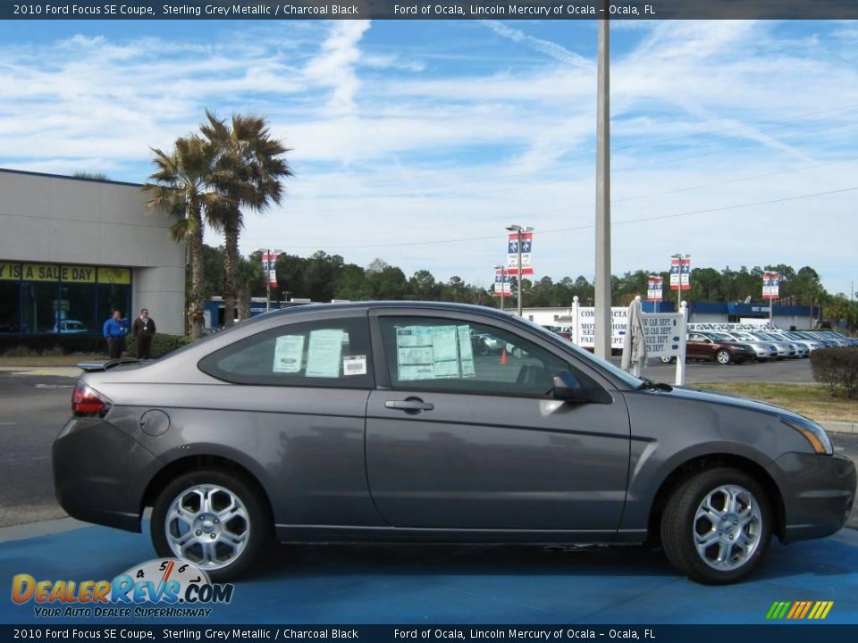 2010 Ford Focus SE Coupe Sterling Grey Metallic / Charcoal Black Photo #2