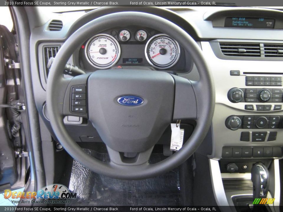 2010 Ford Focus SE Coupe Sterling Grey Metallic / Charcoal Black Photo #3