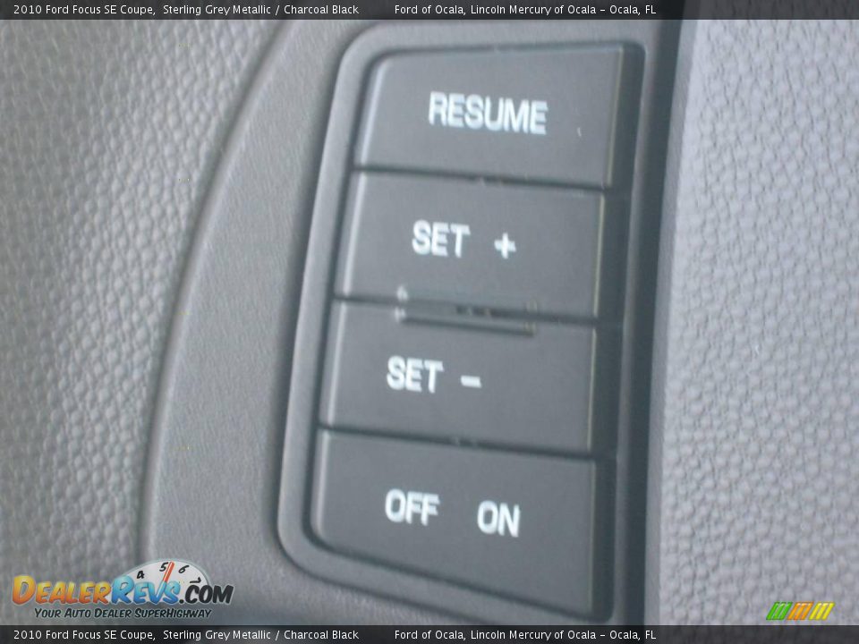 2010 Ford Focus SE Coupe Sterling Grey Metallic / Charcoal Black Photo #6