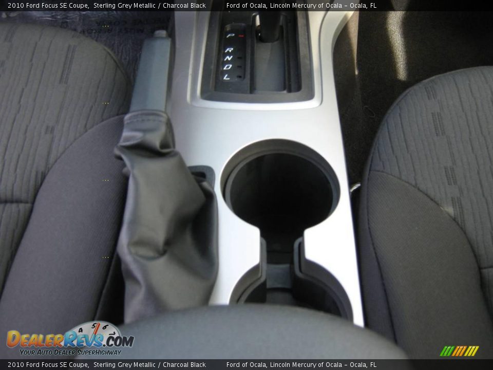 2010 Ford Focus SE Coupe Sterling Grey Metallic / Charcoal Black Photo #7