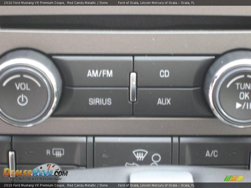 2010 Ford Mustang V6 Premium Coupe Red Candy Metallic / Stone Photo #6