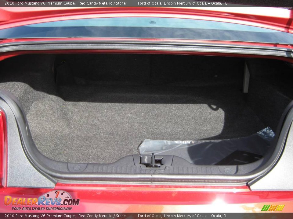 2010 Ford Mustang V6 Premium Coupe Red Candy Metallic / Stone Photo #8