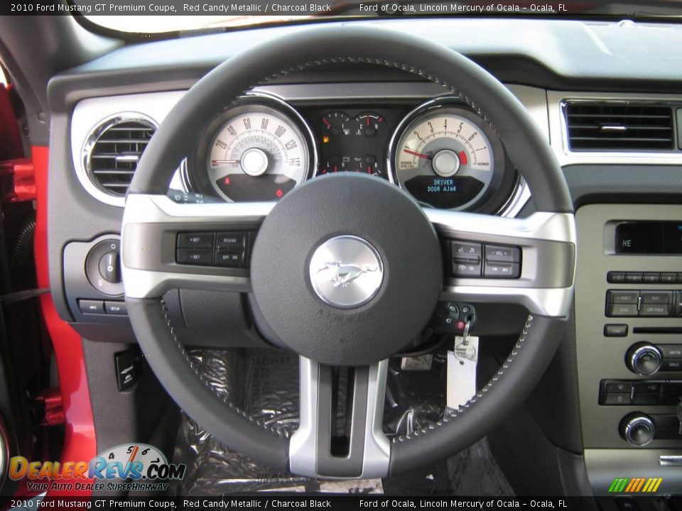 2010 Ford Mustang GT Premium Coupe Red Candy Metallic / Charcoal Black Photo #3