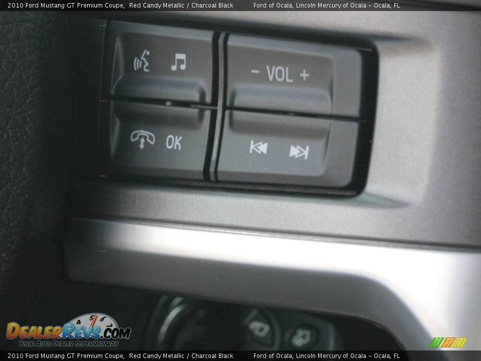 2010 Ford Mustang GT Premium Coupe Red Candy Metallic / Charcoal Black Photo #7