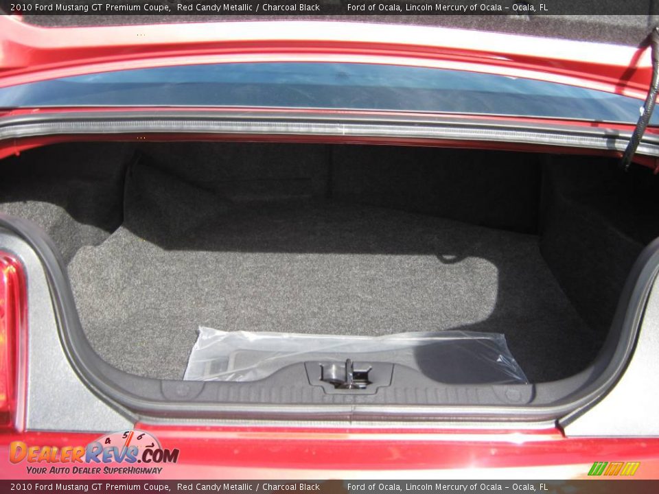 2010 Ford Mustang GT Premium Coupe Red Candy Metallic / Charcoal Black Photo #8