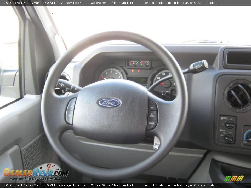2010 Ford E Series Van E350 XLT Passenger Extended Oxford White / Medium Flint Photo #3