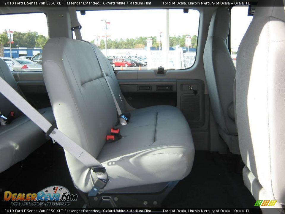2010 Ford E Series Van E350 XLT Passenger Extended Oxford White / Medium Flint Photo #5